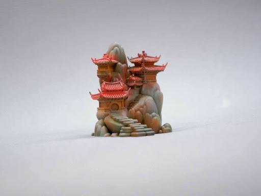 Product image - Mountain Temple Complex red