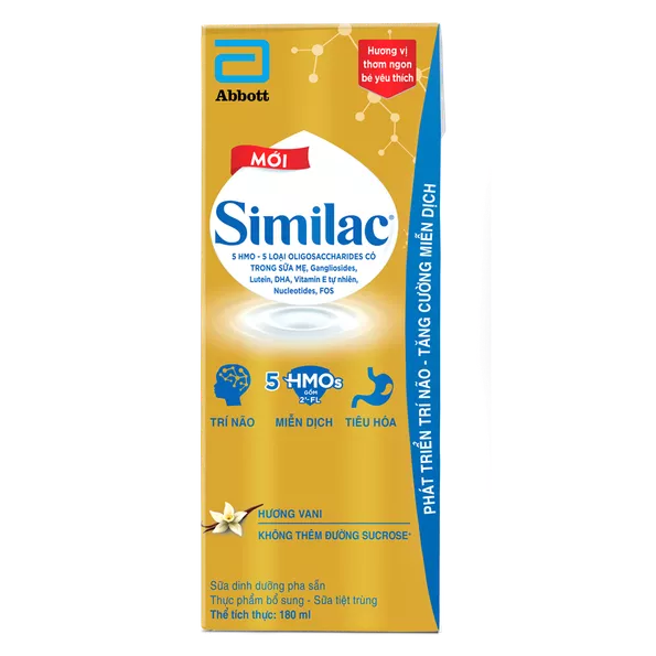 Product image - Thùng 48 hộp sữa pha sẵn Abbott Similac hương vani 180ml