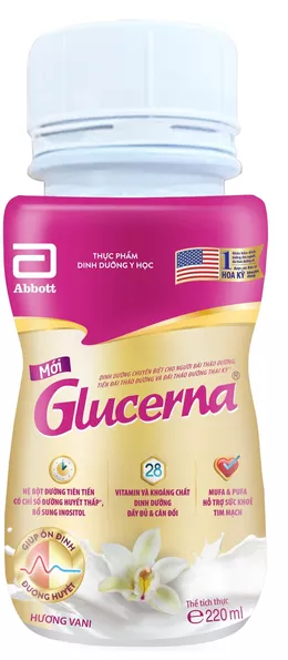 Product image - Combo 5 lốc sữa pha sẵn Abbott Glucerna chính hãng hương vani 220ml