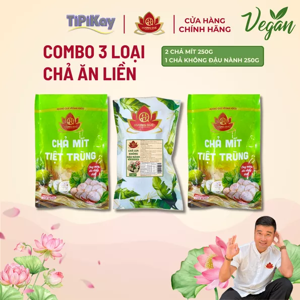 Product image - [Combo 3 món] 1 Chả Chay Không Đậu Nành 250g + 2 Chả Mít 250g