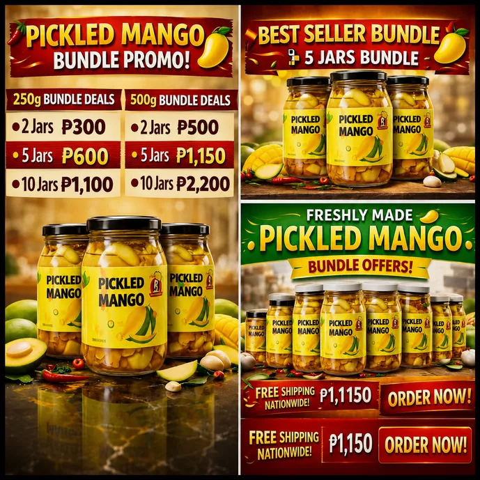 Product image - Maria's pickled mango Bundle