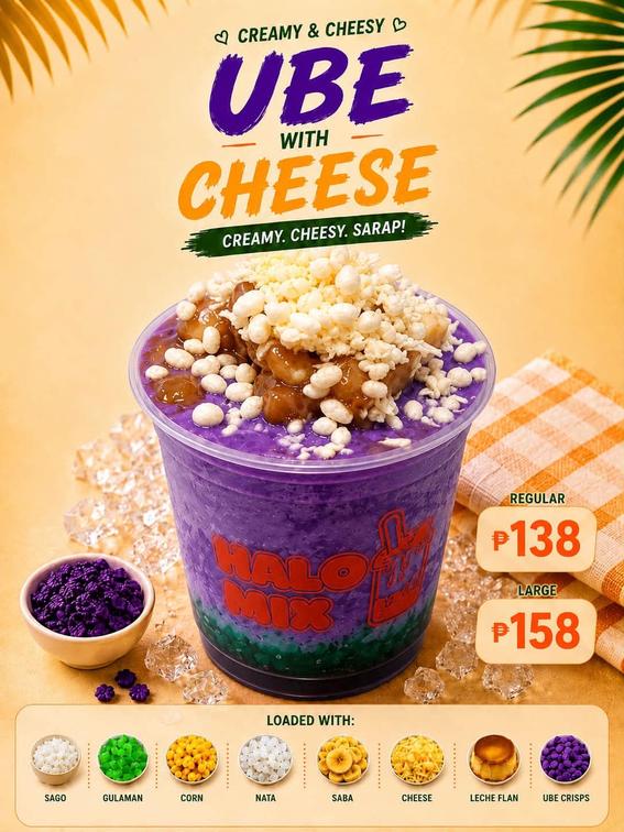 Product image - HALO MIX UBE WITH CHEESE