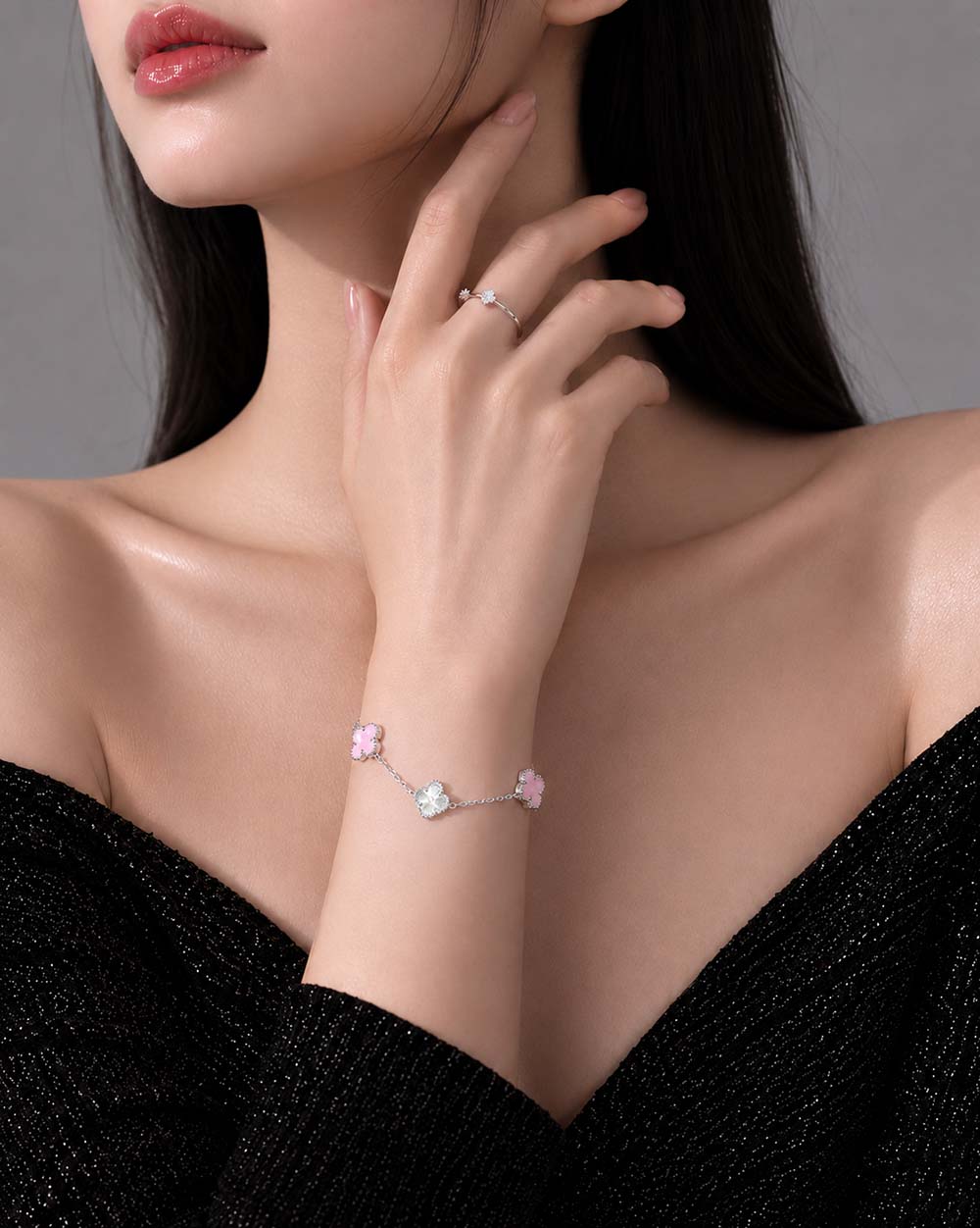 Sincera Clover Lumière Basic Chain | Silver 925