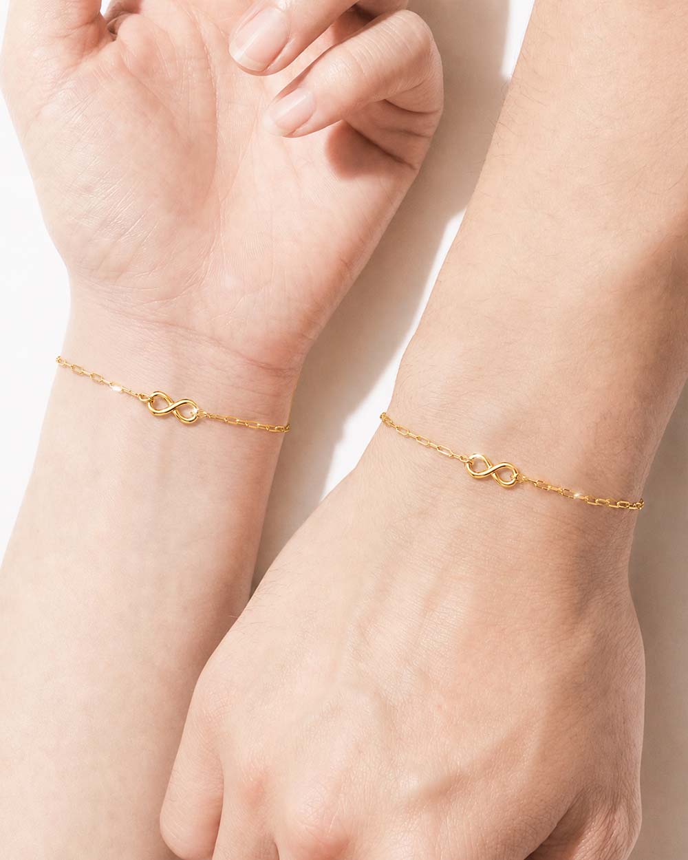 Vòng Tay Sincera Infinity Paper Clip | Bạc s925 Xi Vàng 18K 4