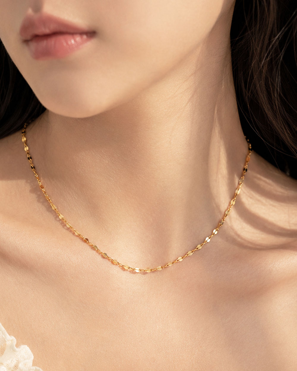 Dây Chuyền Sincera Basic Satellite Chain | Bạc s925 Xi Vàng 18K