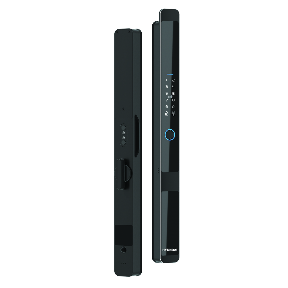 Khóa Vân Tay cửa nhôm Hyundai HY-SLS005 Black
