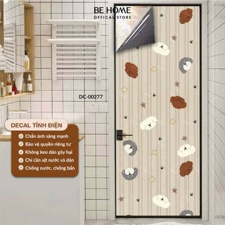 Decal Cát Mờ Dán Kính Mẫu Mã Hiện Đại, Lấy Sáng Tự Nhiên, Chống Nhìn Trộm Cho Nhà Ở, Văn Phòng, Spa –BeHome Decor