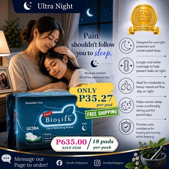 Product image - Biosilk Ultra Night Pads