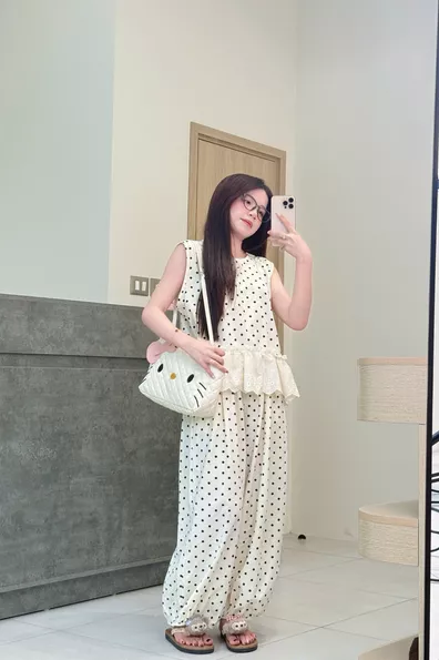 Product image - Set Bộ Nữ Bi SN Phối Ren Hoa Nổi