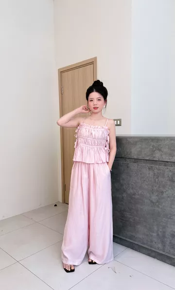 Product image - Sét rút dây xinh xuất sắc, chất tơ nhẹ mát