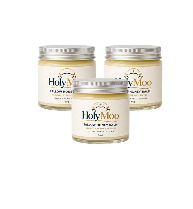 Product image - HolyMoo — Whipped Tallow Honey Balm 3 bottles for only 4,497