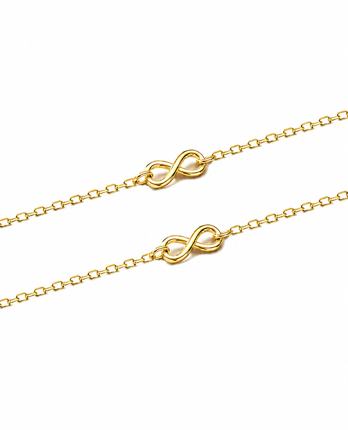 Vòng Tay Sincera Infinity O Basic | Bạc s925 Xi Vàng 18K