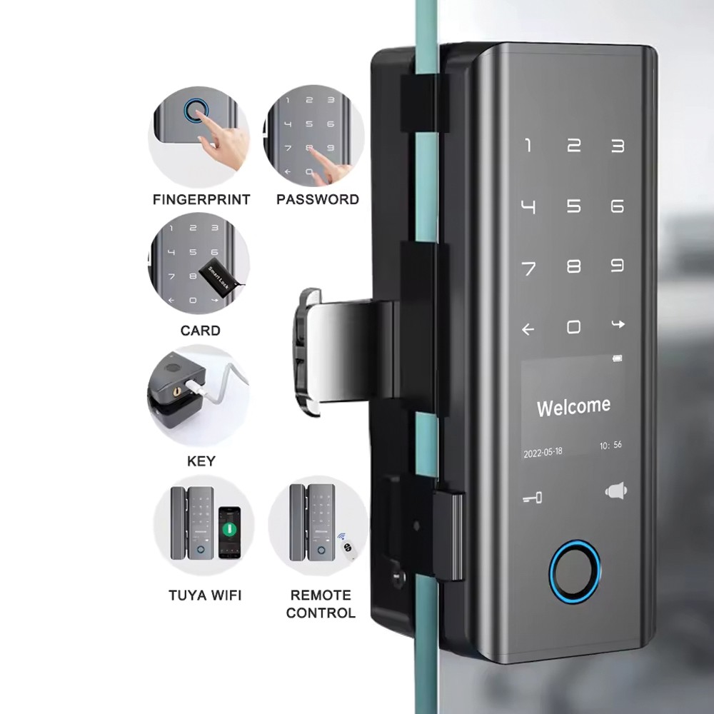 Khóa điện tử cửa kính IBC C10 Pro