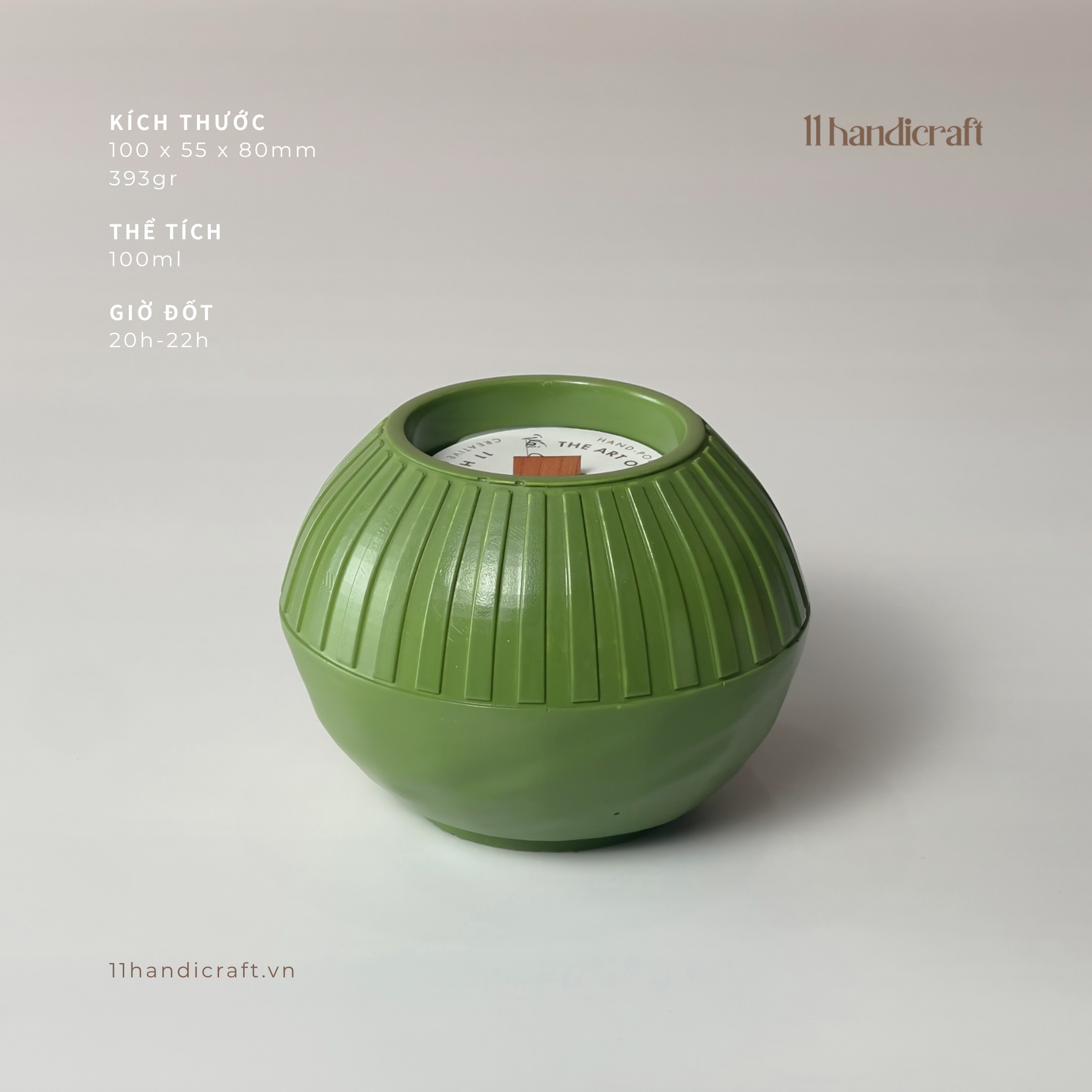 Nến thơm Tây Nguyên - Kơ Nơm - 100g