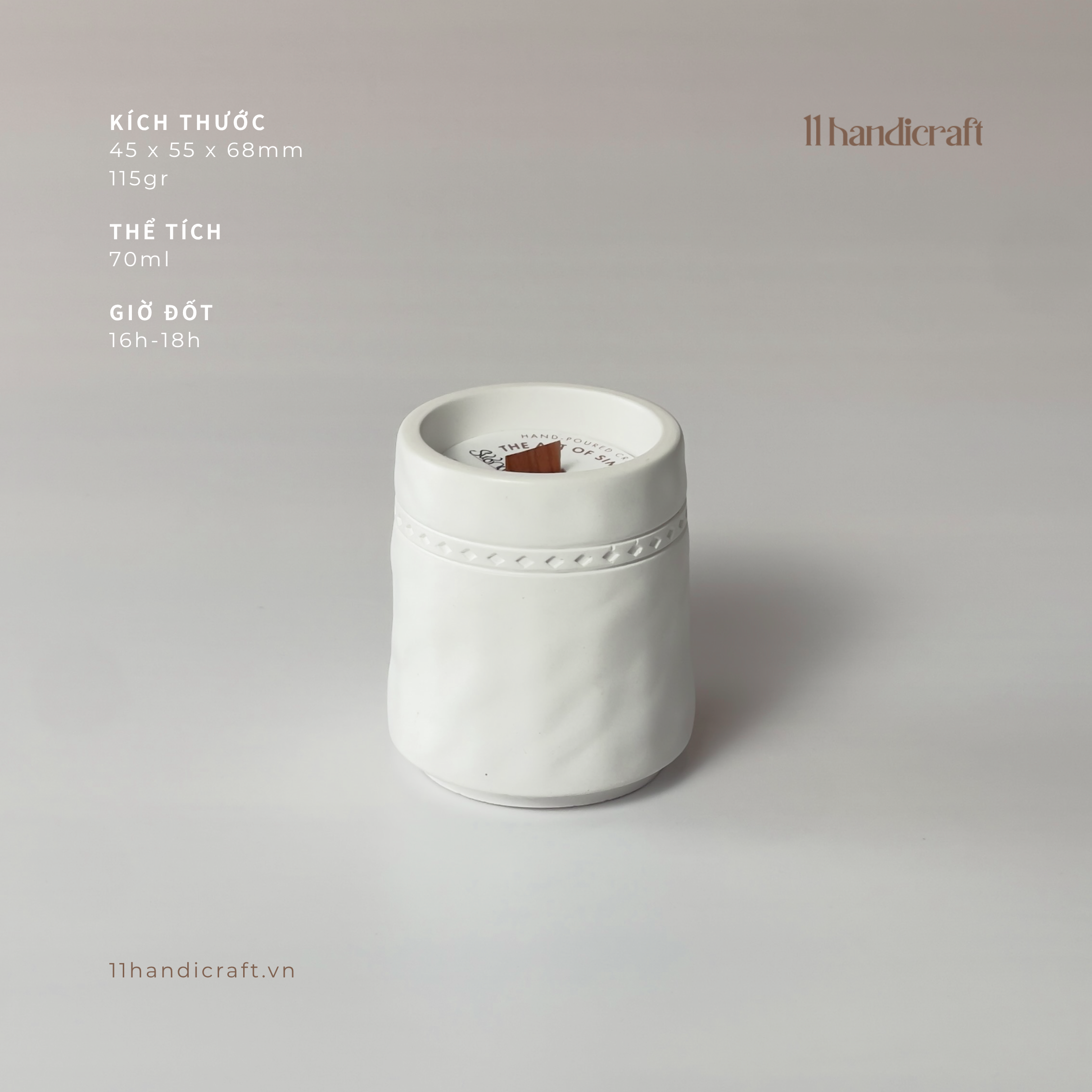 Nến thơm Tây Nguyên - Kơ Nia - 70g