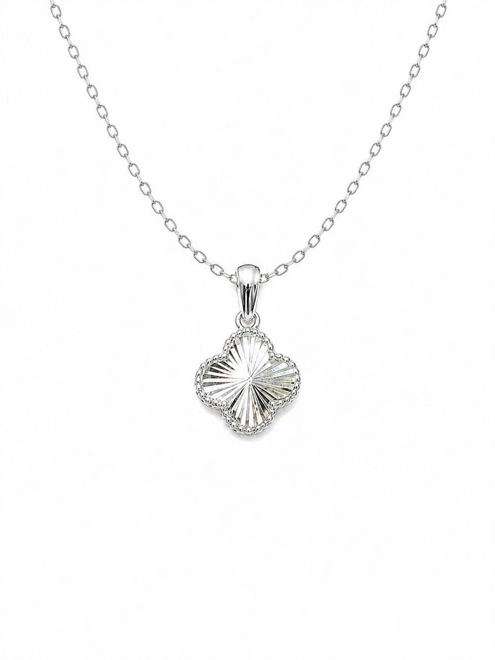 Dây Chuyền Sincera 4 Leaf Clover DCMA1794 | Bạc s925