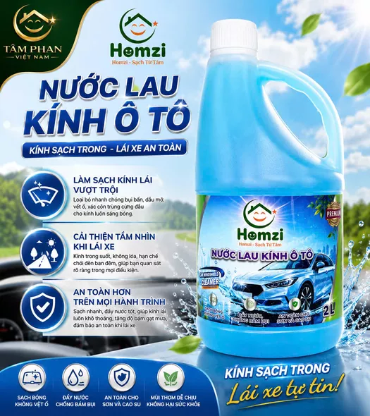Product image - Nước Lau Kính Ô Tô Homzi