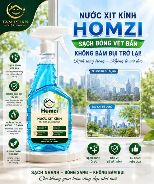 Product image - Nước Xịt Kính Homzi