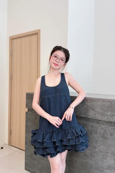 Product image - Váy Jean Tầng