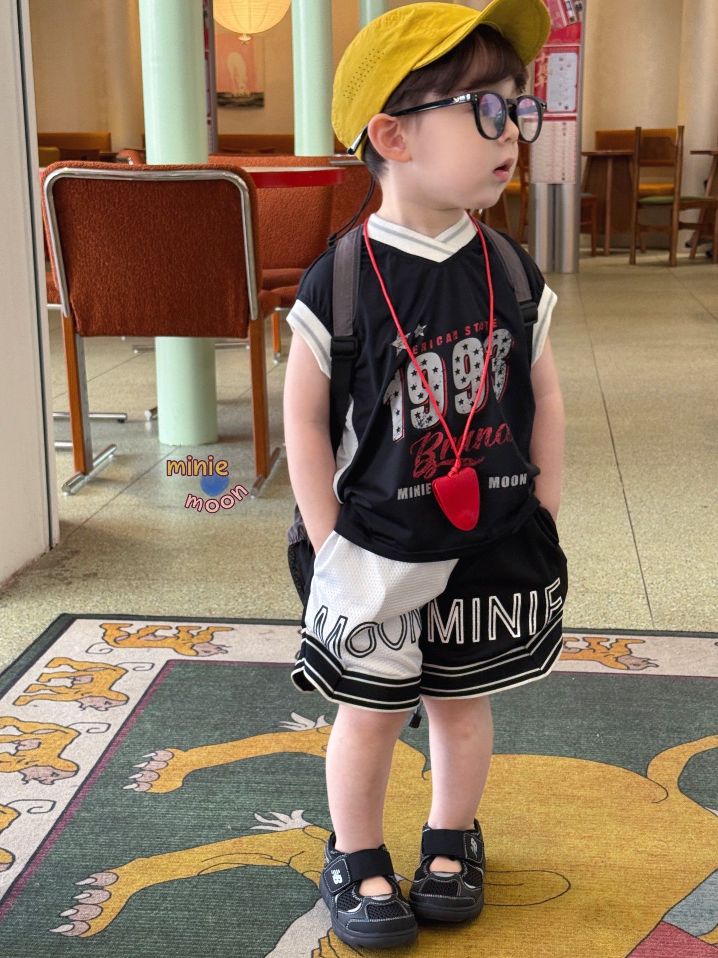 Set Minie Moon đen trắng