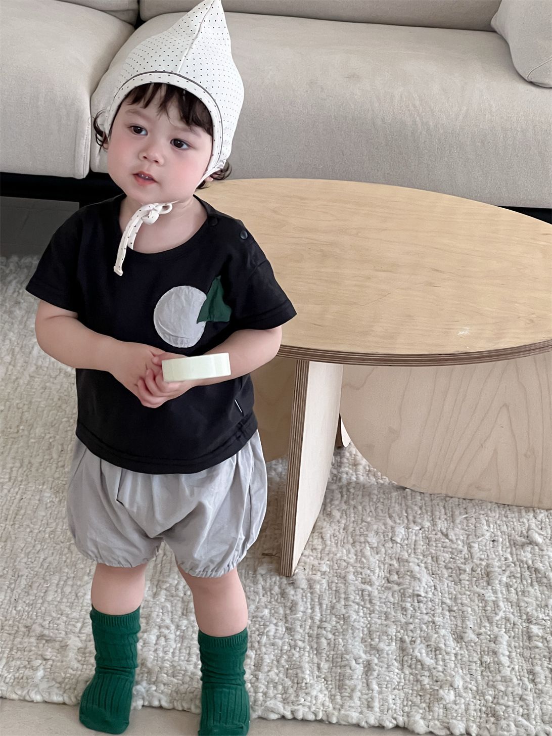Set bé trai shapes patch quần bo TLK