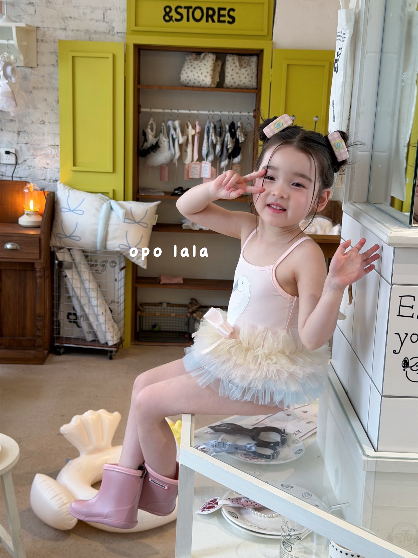 Opo Lala - Swimsuit tutu swan 78168