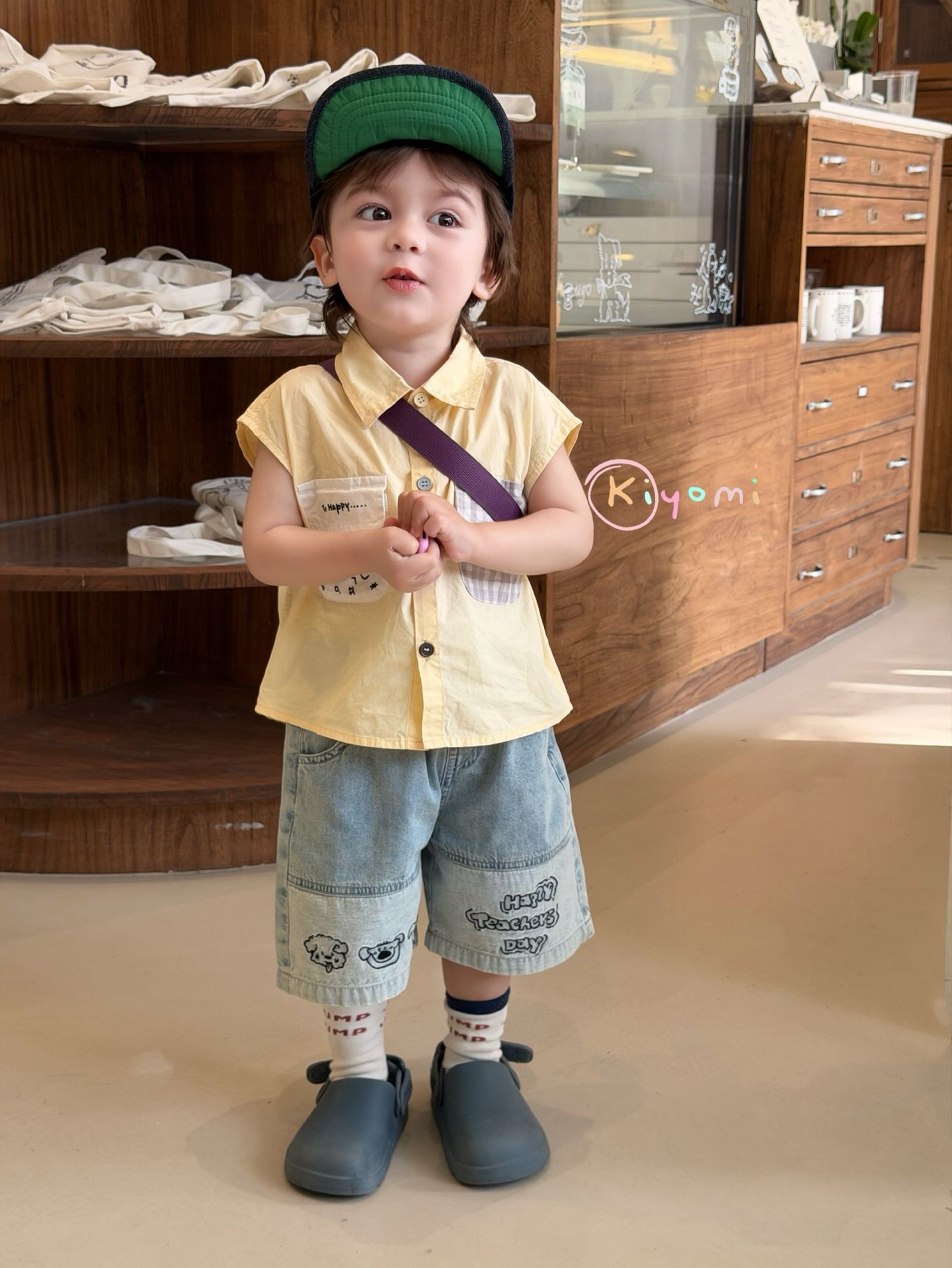 Quần short bé trai Kiyomi happy teachers day