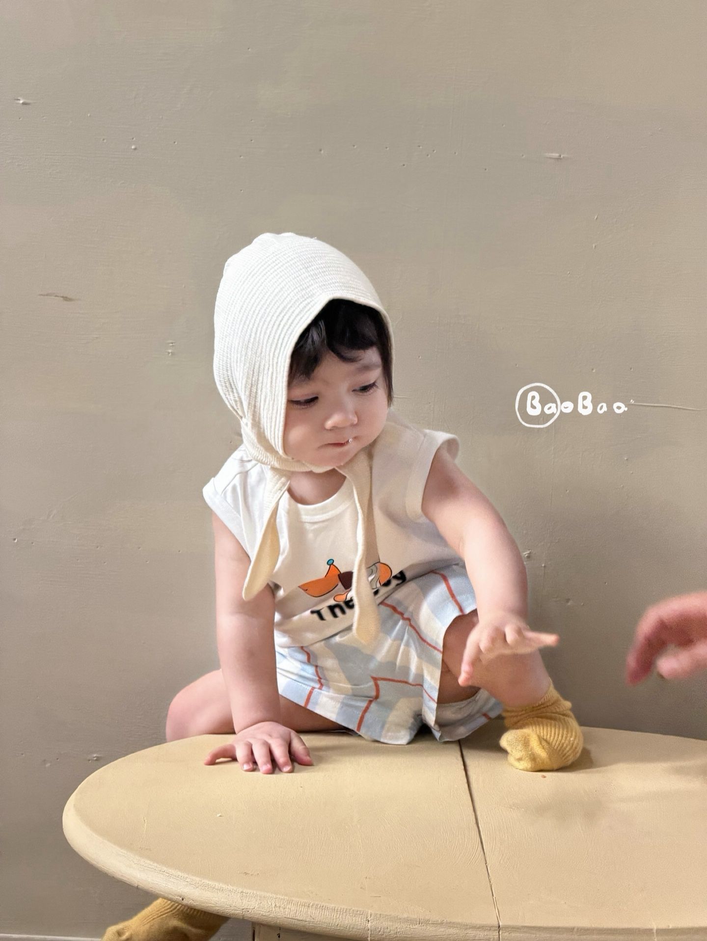 Set BaoBao the dog quần kẻ