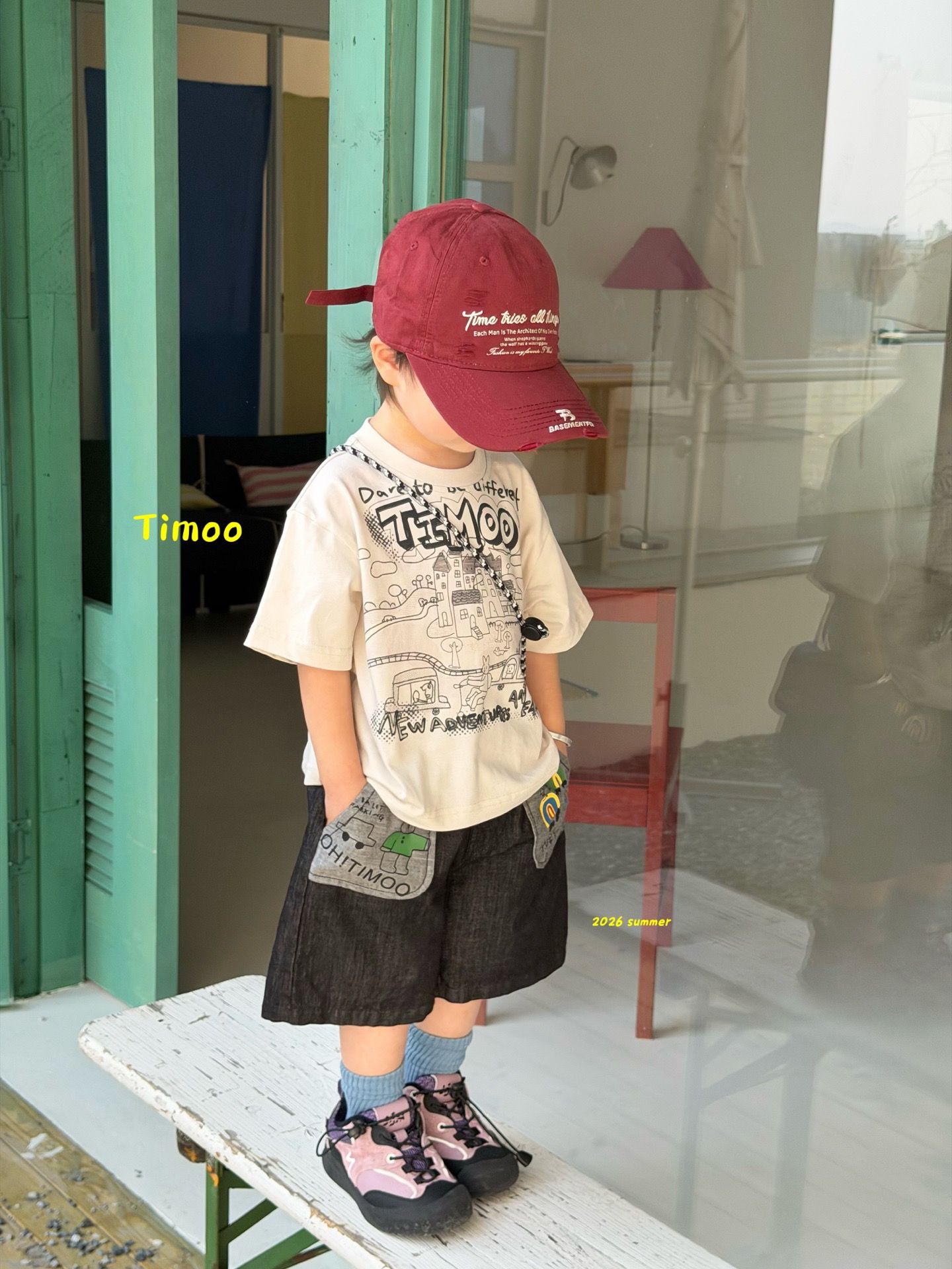 Timoo differen - Áo phông trắng
