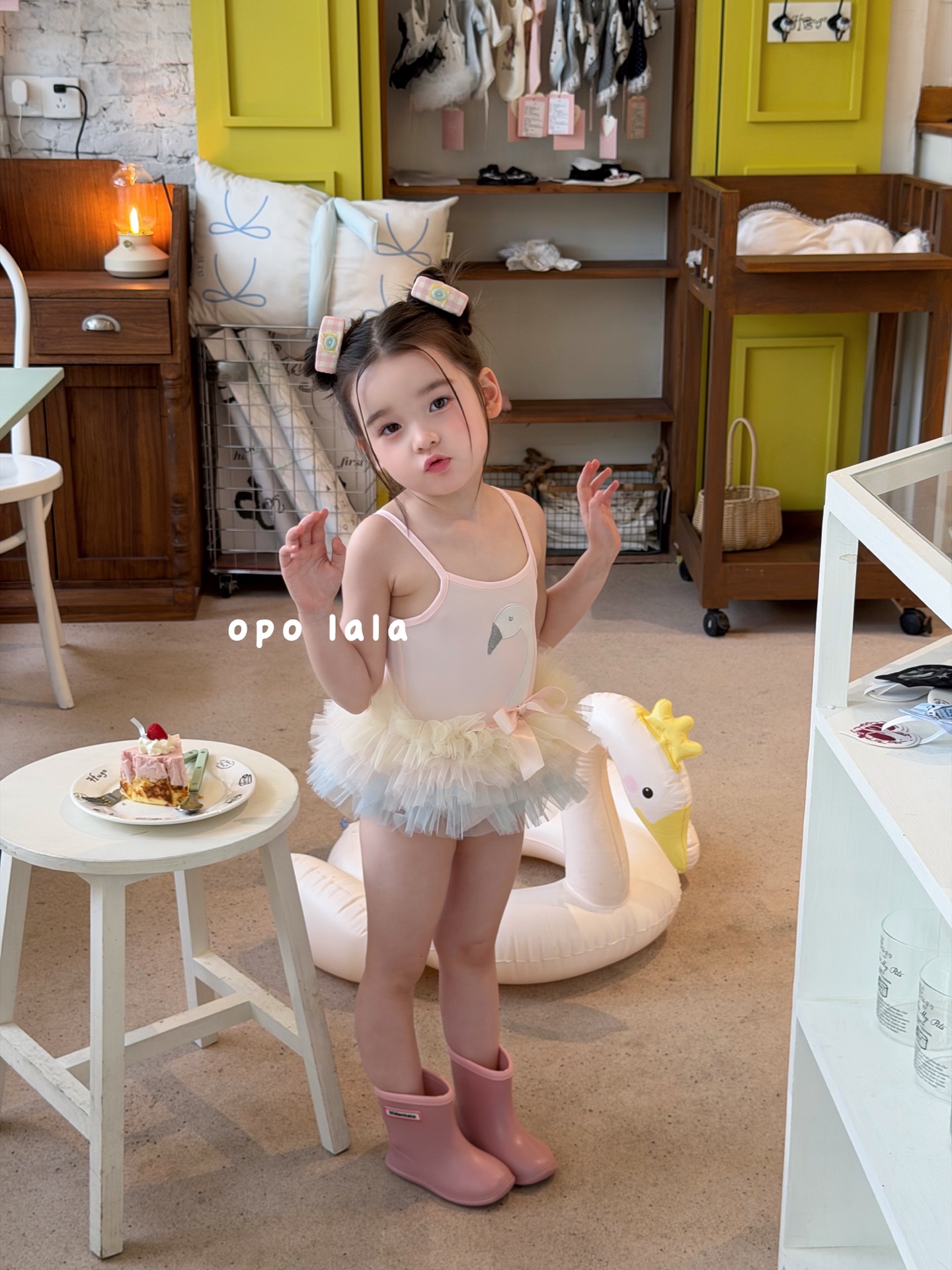 Opo Lala - Swimsuit tutu swan 78168