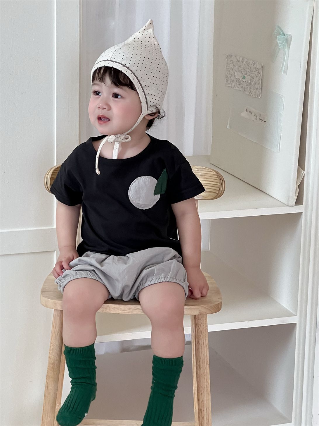 Set bé trai shapes patch quần bo TLK