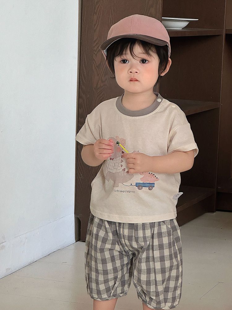 Set bộ bé trai cute happy dino SH75