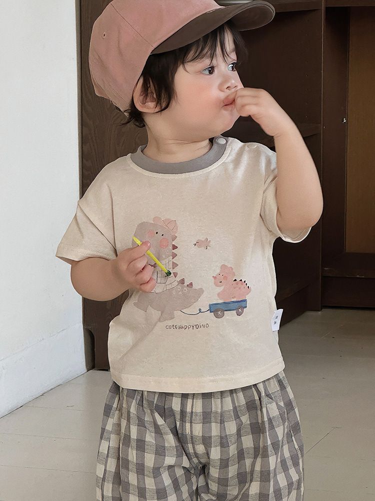 Set bộ bé trai cute happy dino SH75