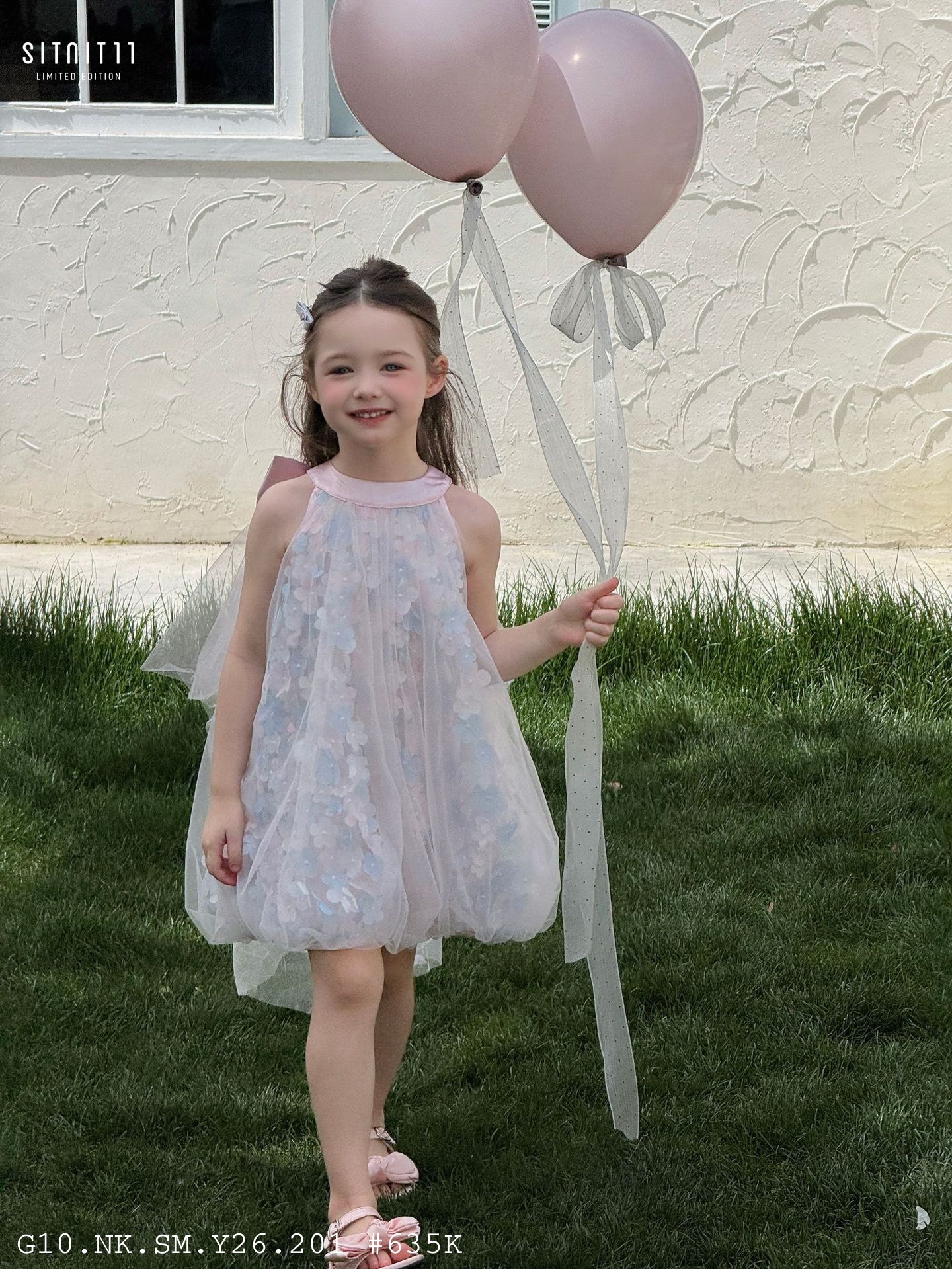 Đầm yếm Otaly Angel Tulle nơ lưng