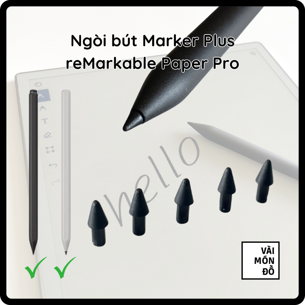 Đầu Ngòi Bút Thay Thế Marker Plus Máy reMarkable Paper Pro, Marker Plus Pen Nibs