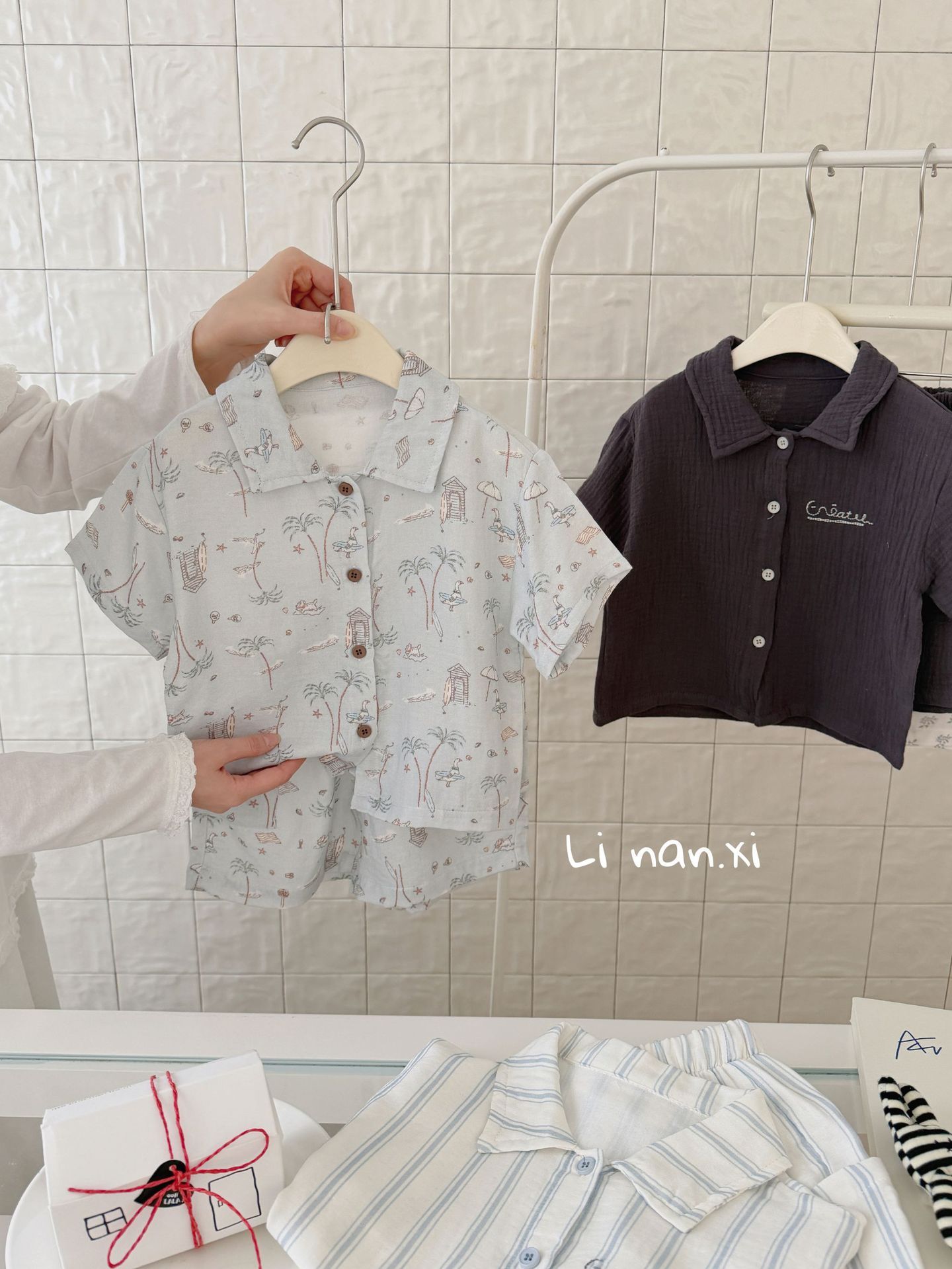 Homewear Linanxi bé trai beach vibe