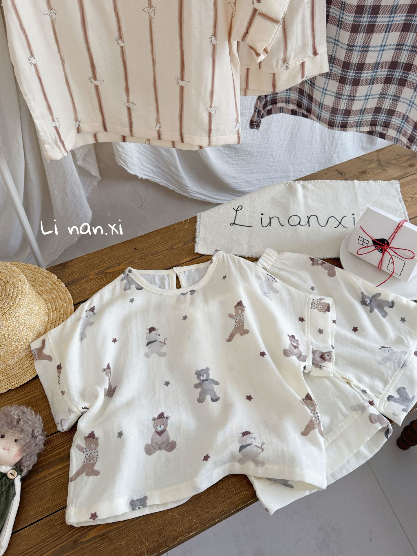 Homewear Linanxi Gấu và sao