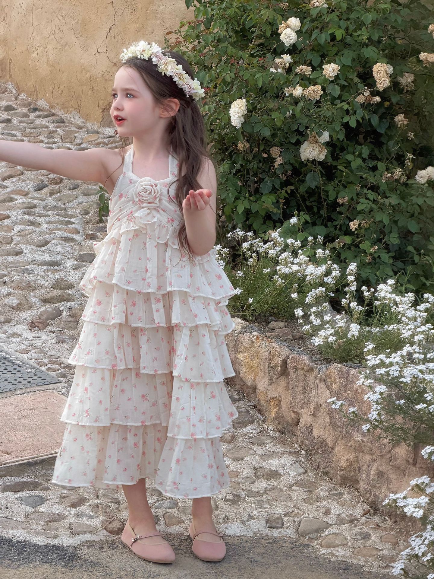 Đầm maxi Otaly small rose