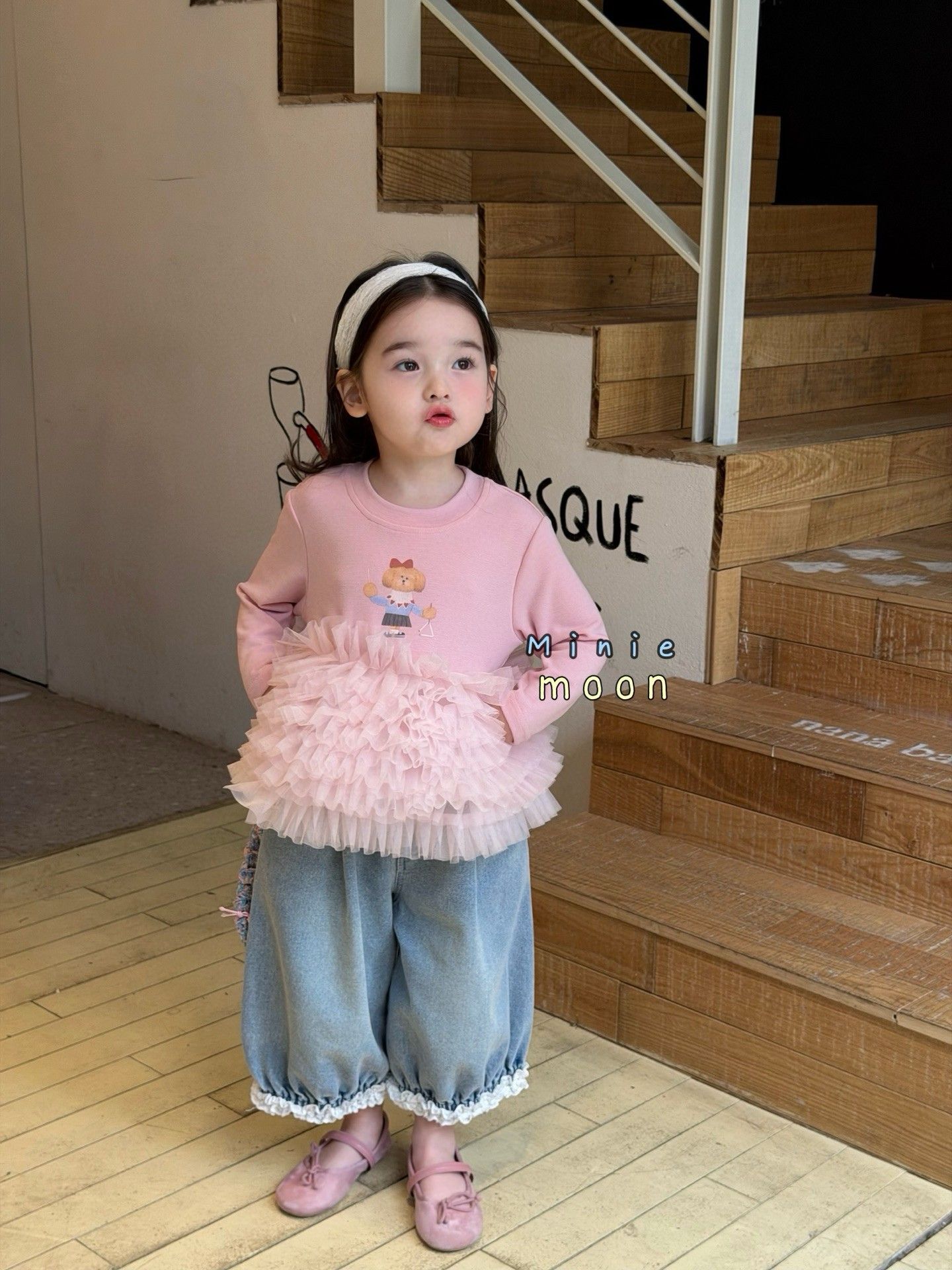 Minie moon - Áo thun hồng thân tutu ngọt ngào