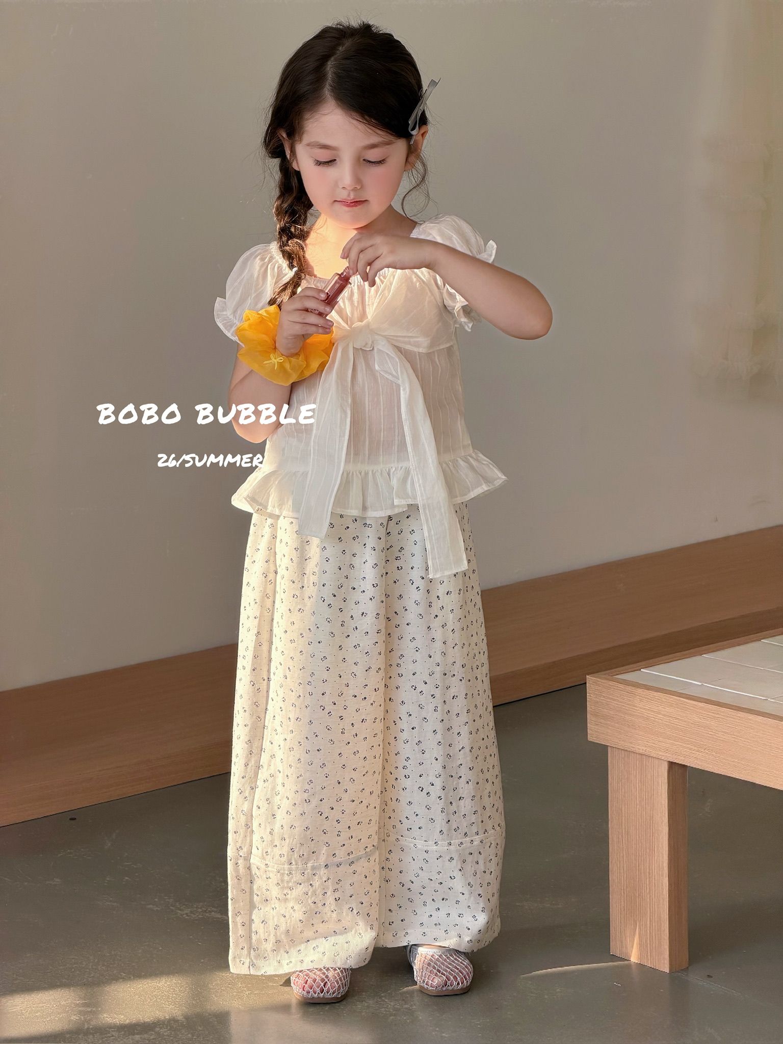 Bobo Bubble - Set nơ và hoa - Áo nơ