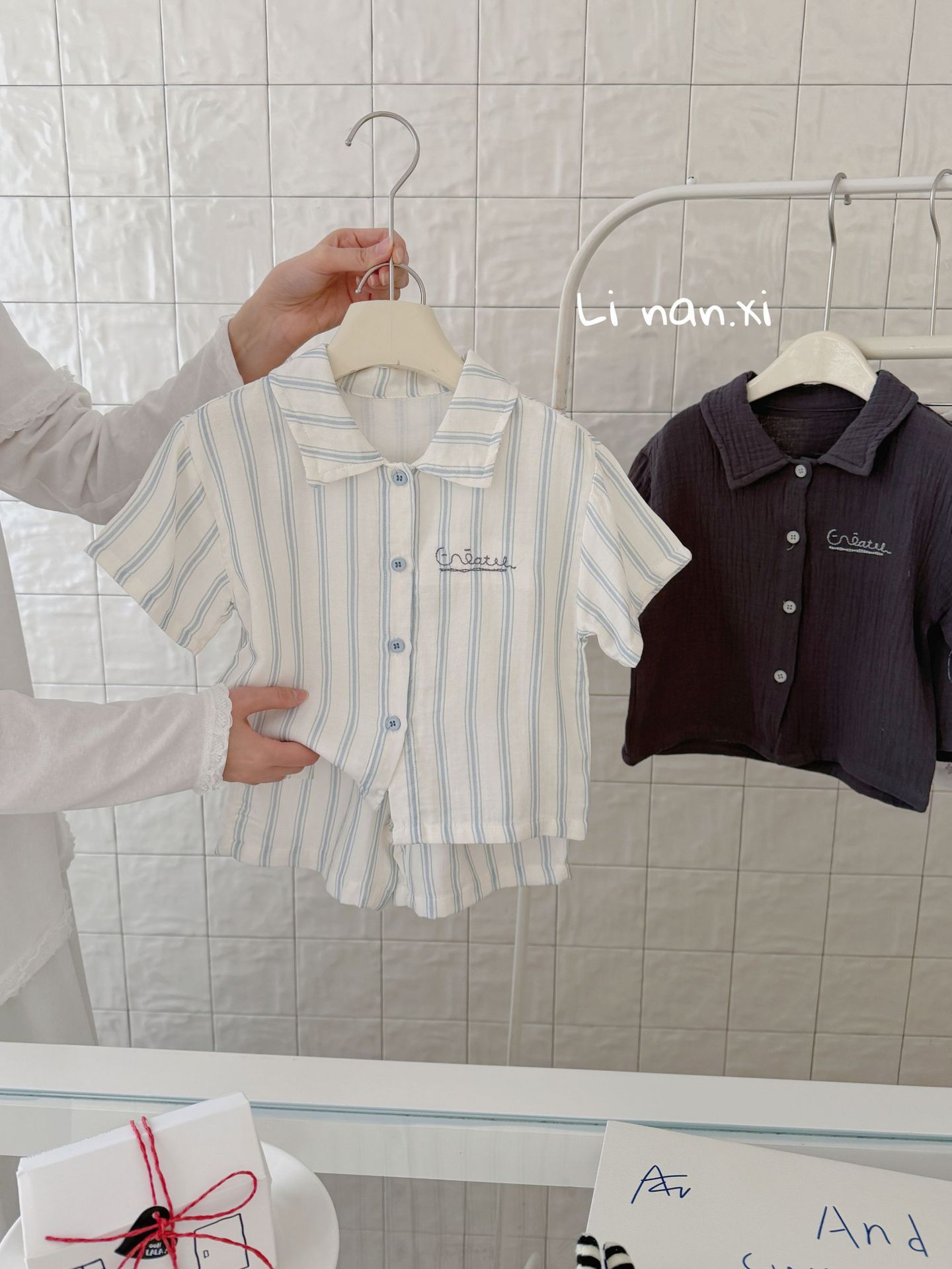 Homewear Linanxi bé trai french words