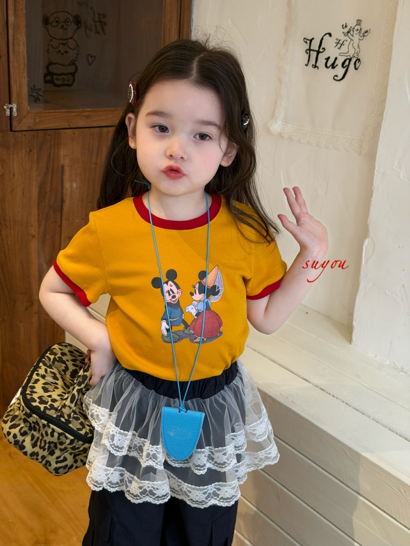 Quần sporty Suyou Navy túi vuông