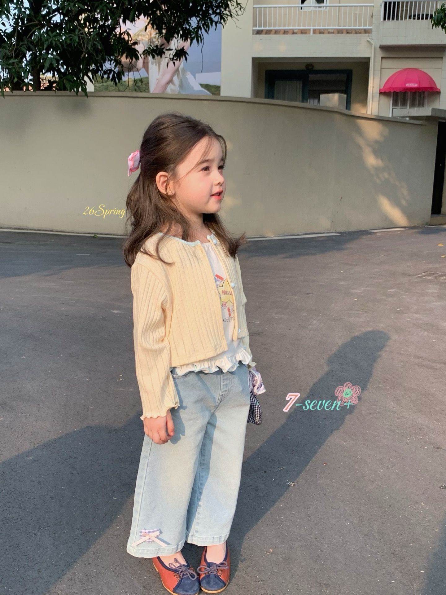 Quần denim ống suông 7-seven