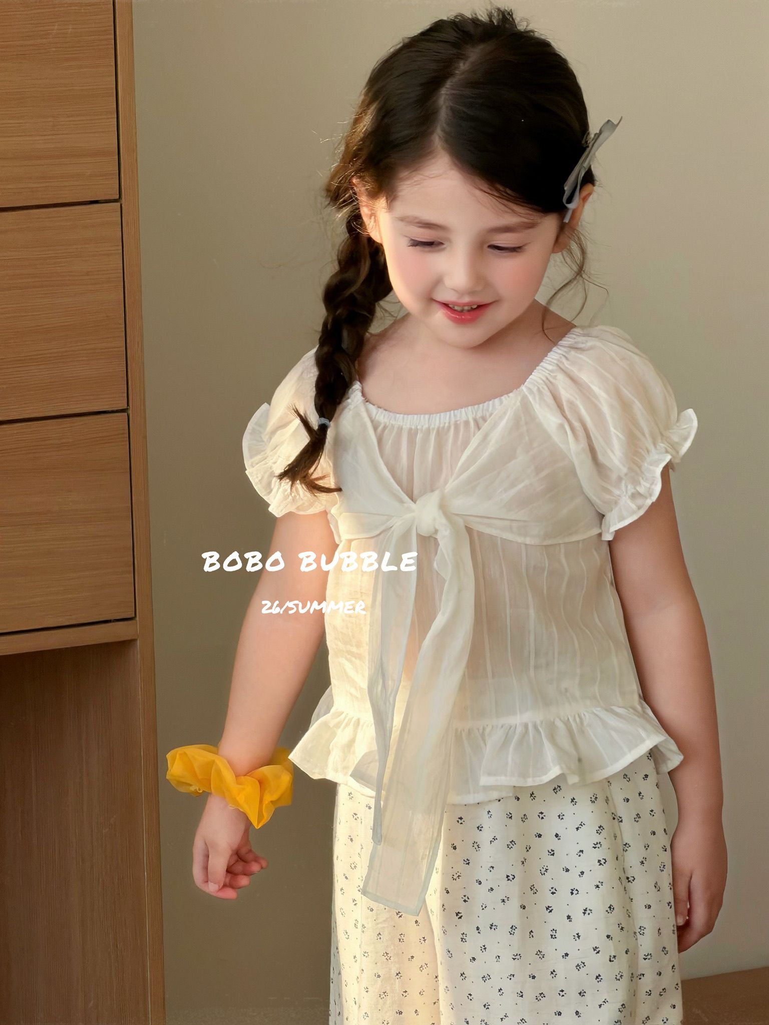 Bobo Bubble - Set nơ và hoa - Áo nơ