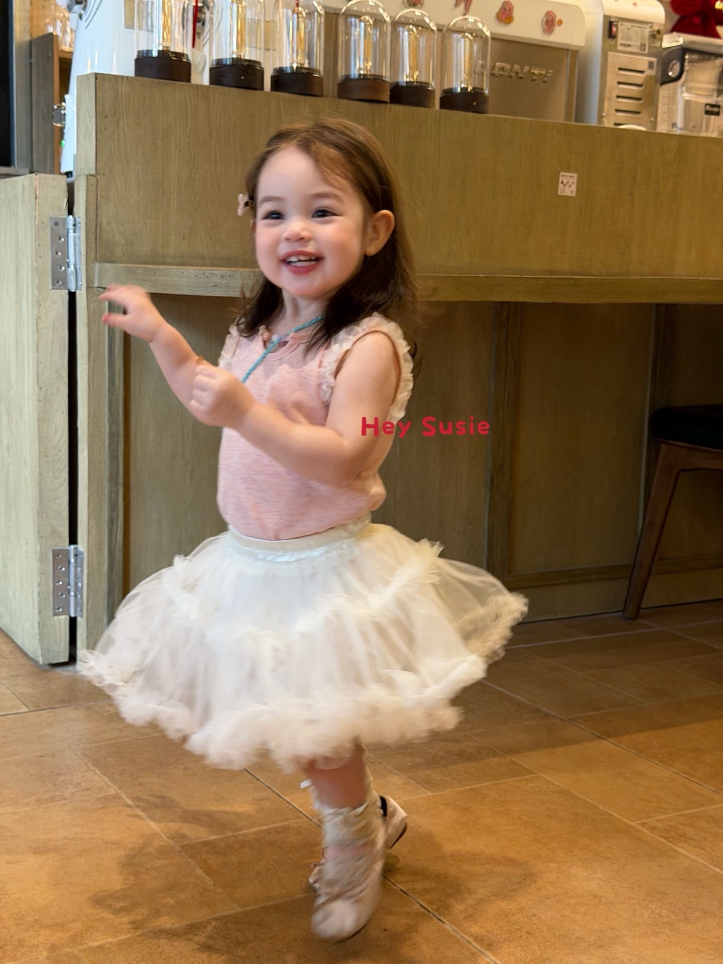 Hey Susie - Áo armpit hồng mix bèo 17068