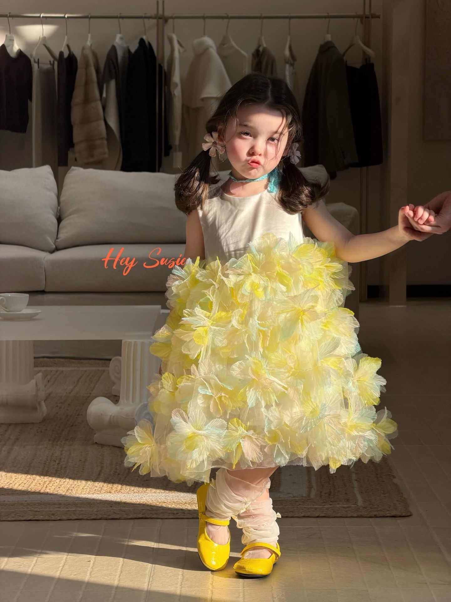 Hey Susie - Đầm tulle flowers 17206