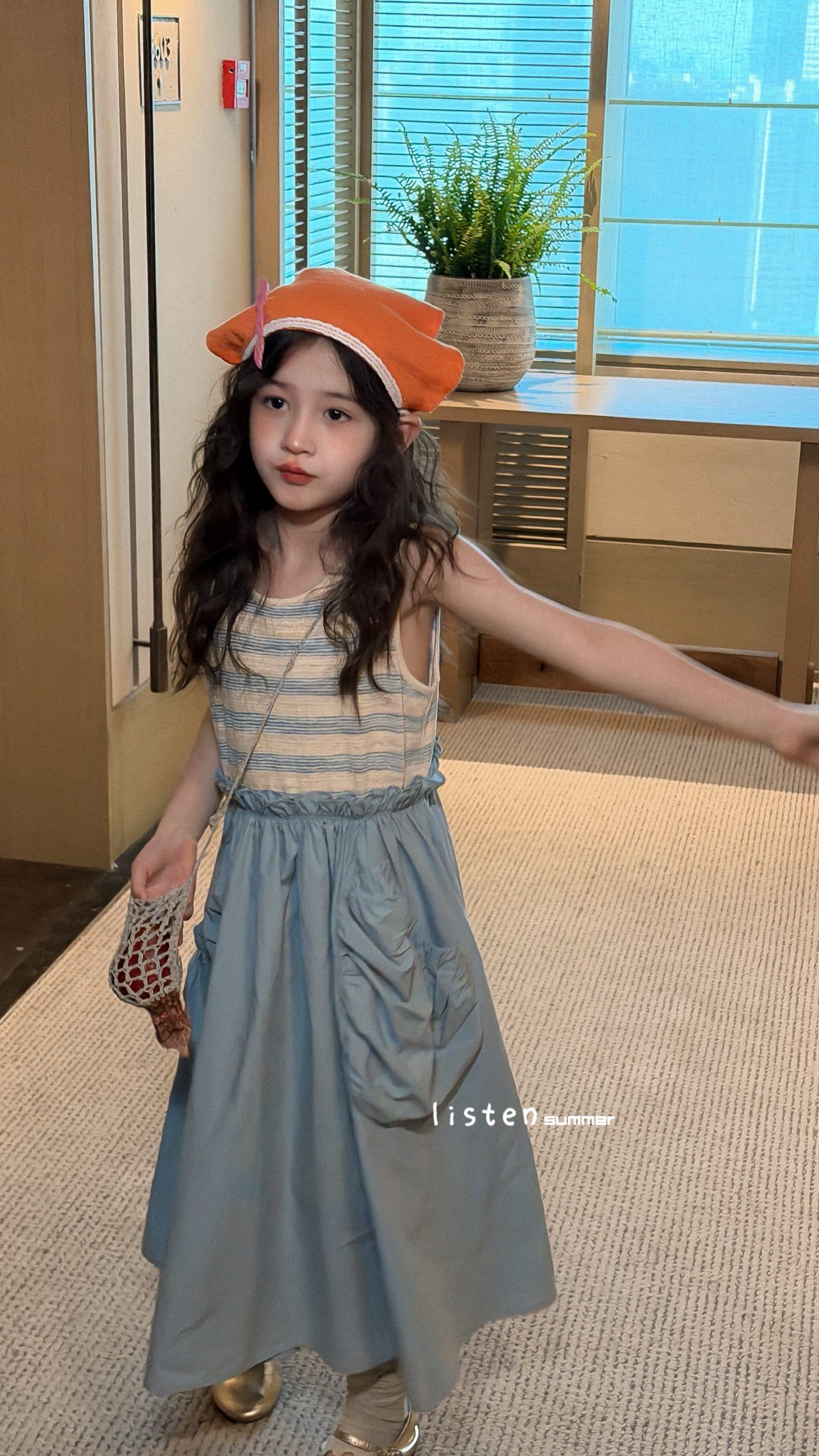 Listen - Đầm không tay túi nhún cute 612076