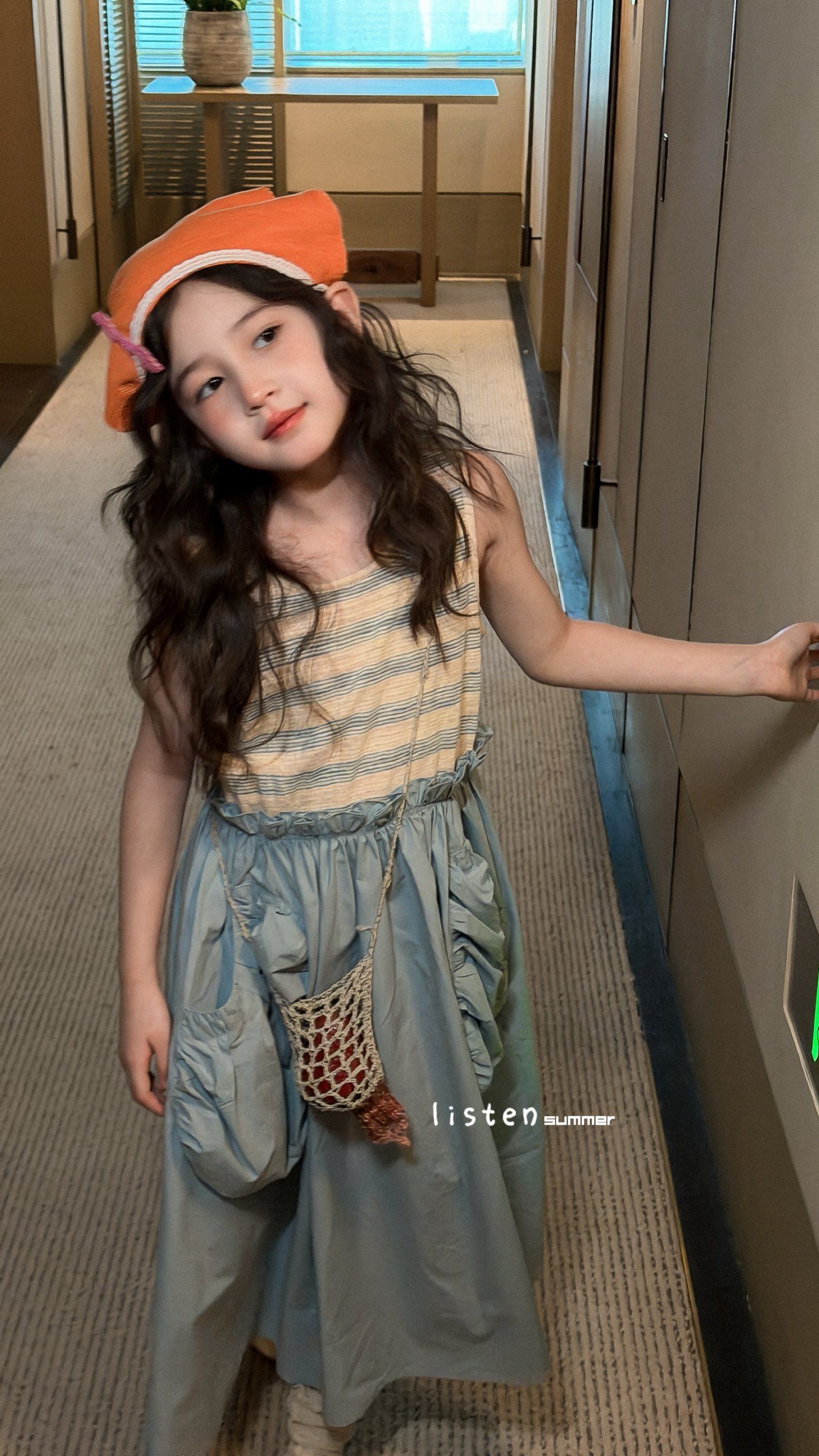 Listen - Đầm không tay túi nhún cute 612076