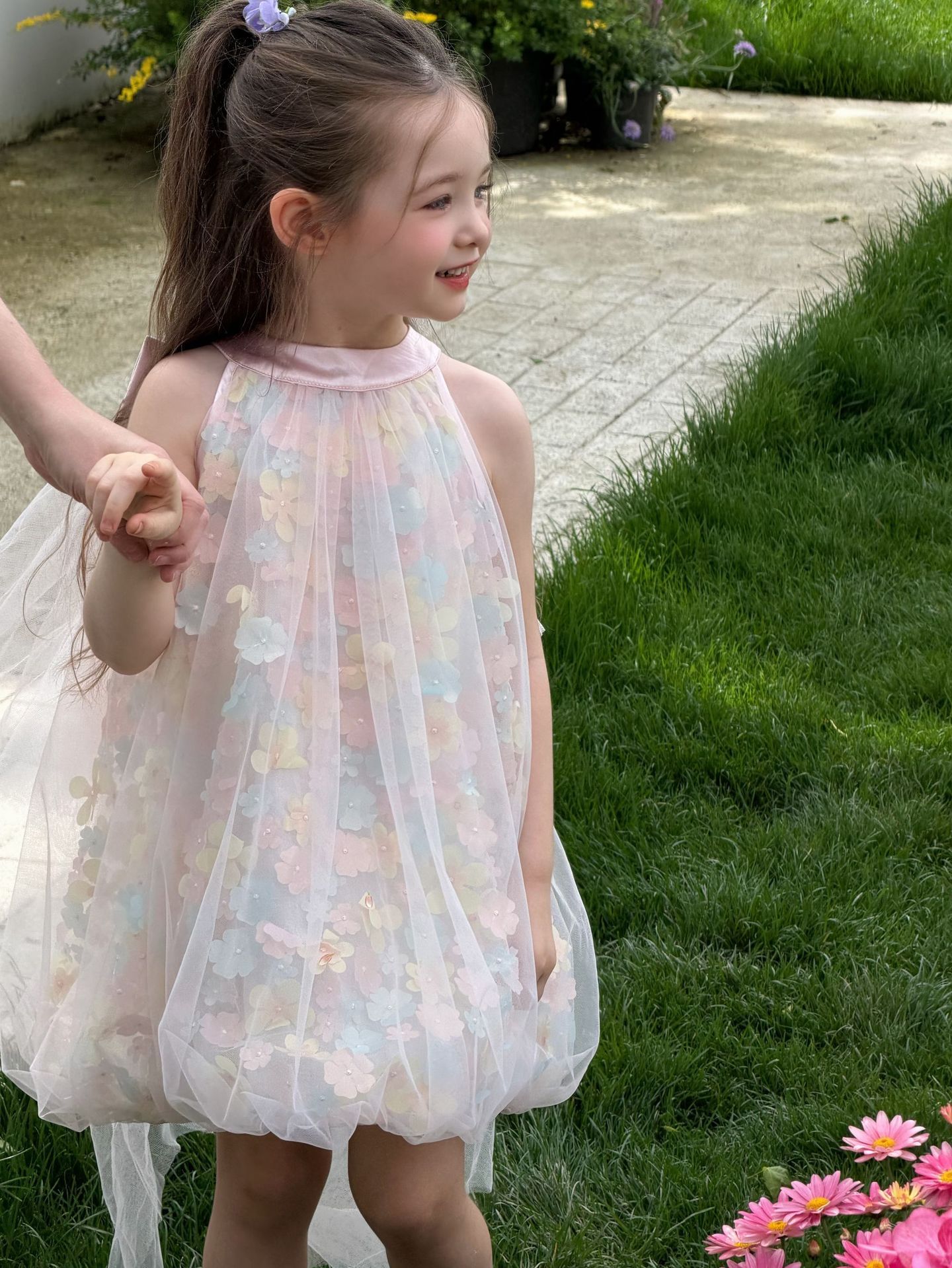 Đầm yếm Otaly Angel Tulle nơ lưng