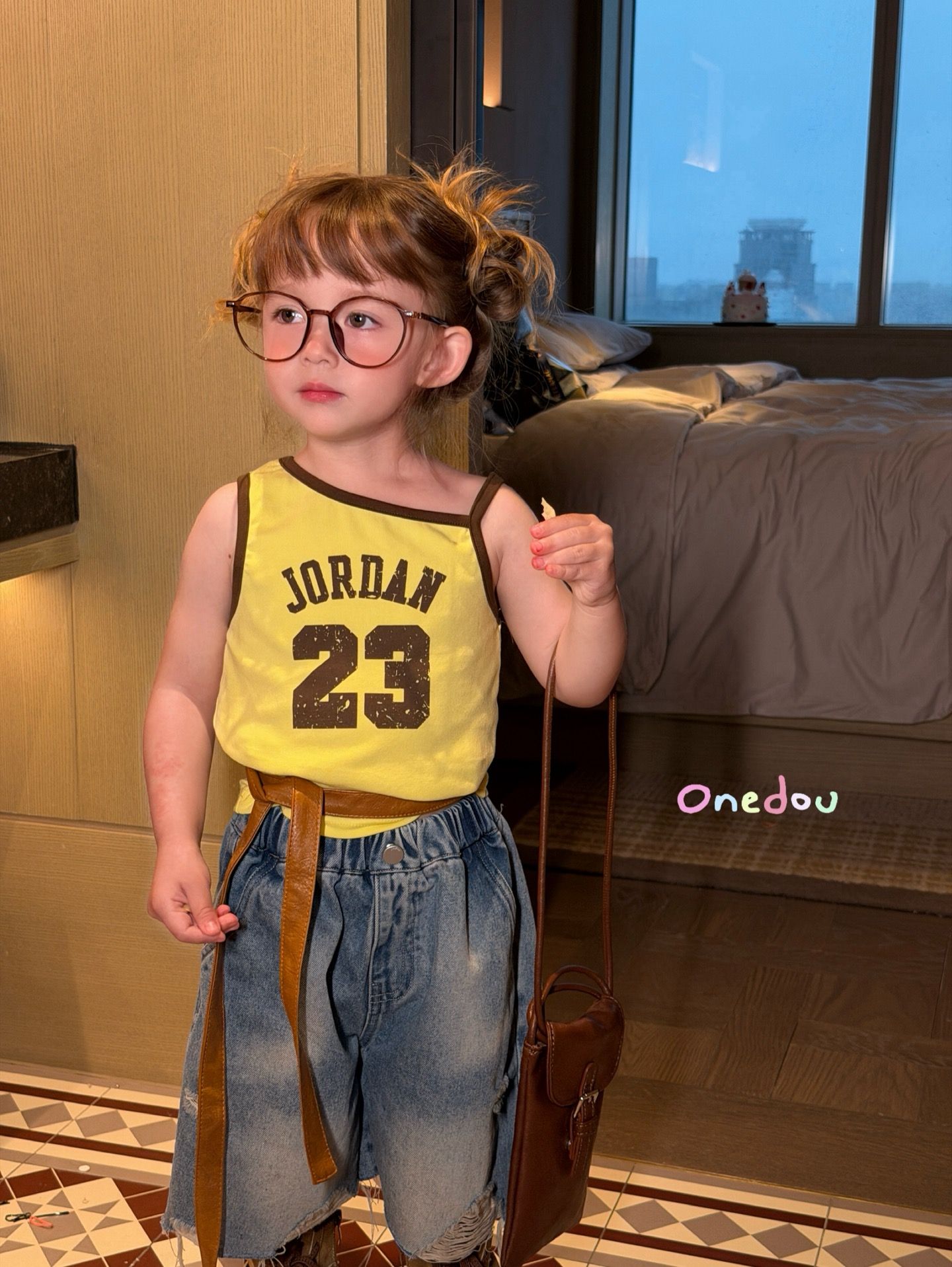 One Dou - Quần denim street vibe dáng lửng